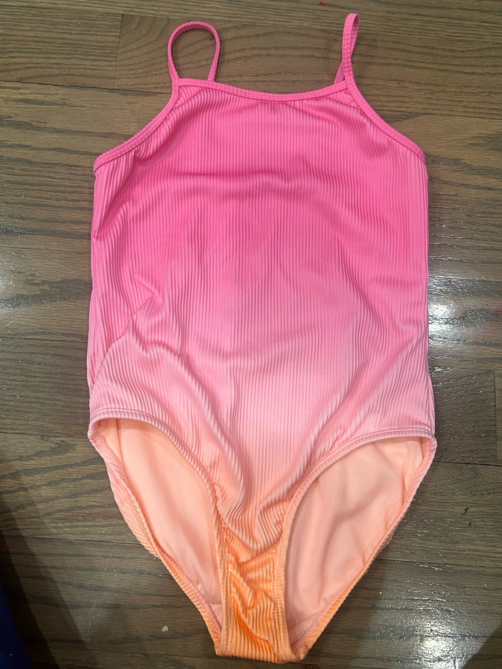 Girls Pink & Orange One-Piece Outfit – No Size Tag